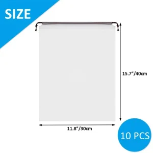 10PCS Portable Shoe Bags Waterproof Transparent